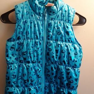 Girls blue vest